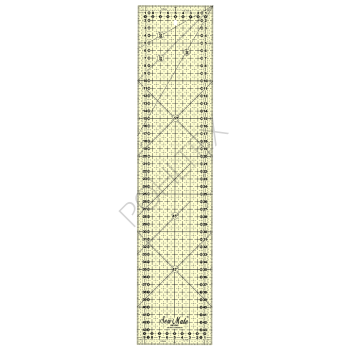 Linijka Sew Mate X'SOR 10 x 45 cm - żółta