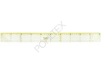 Linijka Sew Mate X'SOR 05 x 50 cm - Żółta/Czarna