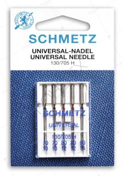 Igły 130/705 H - uniwersalne ostre półpłaskie SCHMETZ MIX  5 szt